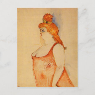 Lady Cocyte van Toulouse-Lautrec Briefkaart