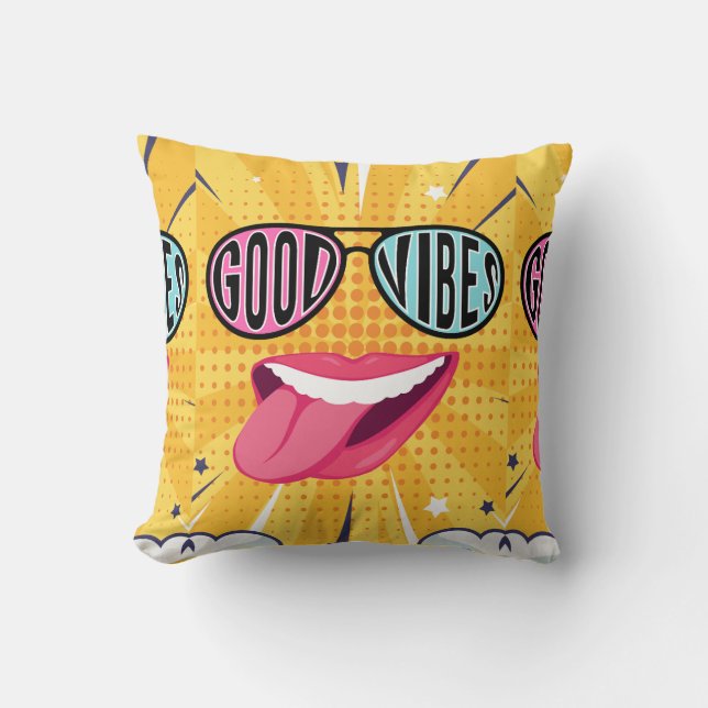 lady coffee quote kussen (Voorkant)