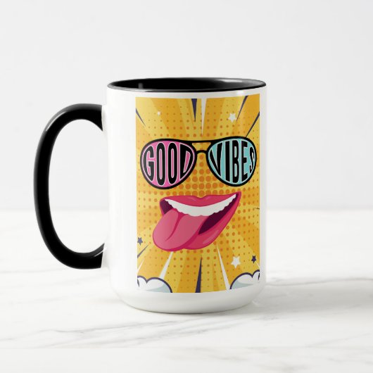 lady coffee quote mok (Links)