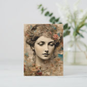  Lady Collage Briefkaart (Staand voorkant)