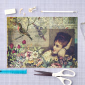  Lady collage Tissuepapier (Craft)