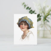  Lady Coronet met Briefkaart van kant (Staand voorkant)