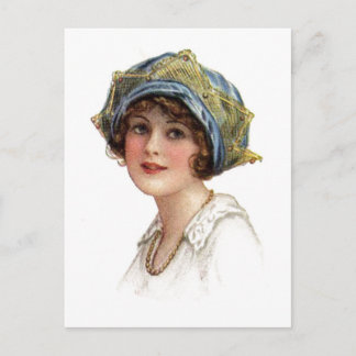 Lady Coronet met Briefkaart van kant