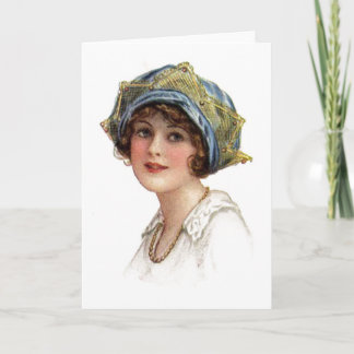 Lady Coronet met Kaart van kant