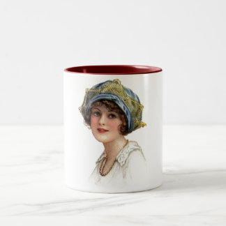 Lady Coronet met Mok van kant