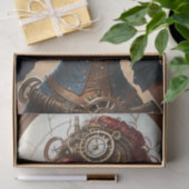 Lady Cyborg mechanics steampunk v1 Tissuepapier (Geschenk)