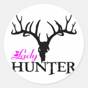 LADY DEER HUNTER RONDE STICKER