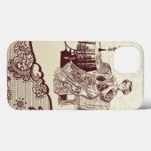 Lady drink tea Case-Mate iPhone case (Achterkant (horizontaal))