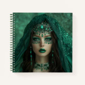 Lady Emerald 8,5 x 8,5 Carnet spiral (Devant)