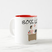 ***LADY EN BOSS*** MUG POUR N'IMPORTE QUELLE OCCAS (Devant gauche)