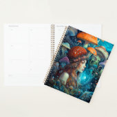 Lady en champignons Surreal Fantasy Art Planner (Display)