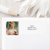 Lady en haar Dog Return Address Label (Insitu)