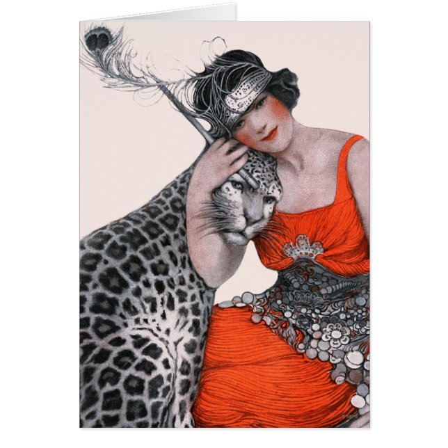 Lady en Leopard (Voorkant)