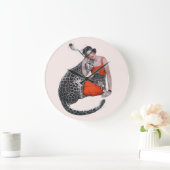 Lady en Leopard Grote Klok (Huis)