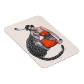 Lady en Leopard Magneet (Rechterzijde)