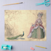 Lady en Peacock Tissuepapier (Craft)