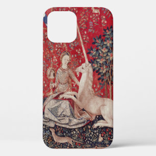 Lady en Unicorn Medieval Tapestry Sight iPhone 12 Hoesje