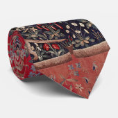 Lady en Unicorn Medieval Tapestry Sight Stropdas (Opgerold)