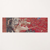 Lady en Unicorn Medieval Tapestry Sight Yogamat (Voorkant (horizontaal))