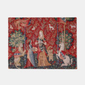 Lady en Unicorn Medieval Tapestry Smell Deurmat (Voorkant)