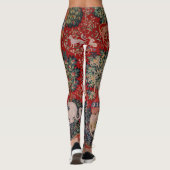 Lady en Unicorn Medieval Tapestry Smell Leggings (Achterkant)