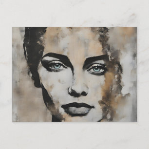 Lady Face Briefkaart