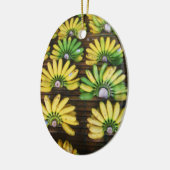 Lady Finger-bananen ~ Eierbanaan (กล้วยไข่) Keramisch Ornament (Links)