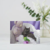 lady flower 2 Carte postale (Debout devant)