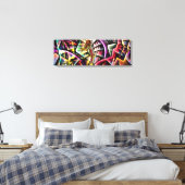 Lady Fractal de Abstracte prinses van Fractal Land Canvas Afdruk (Insitu (Slaapkamer))
