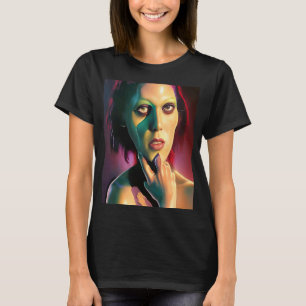 Lady Frankenstein Scary Monster Halloween Favoriet T-shirt
