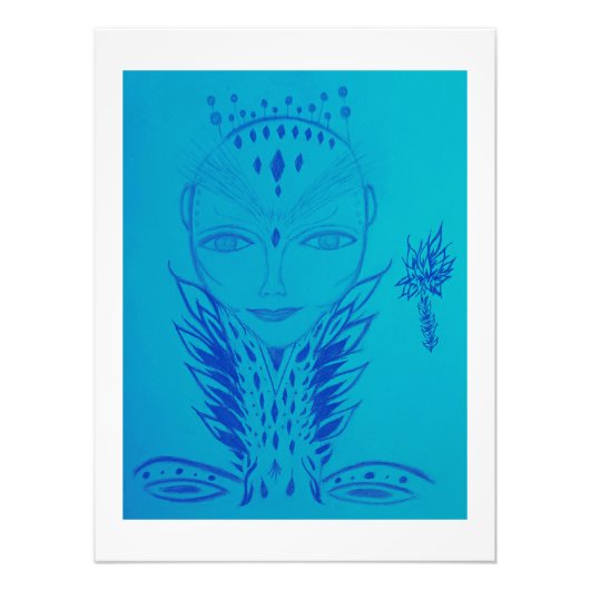 Lady Galactic Being Foto Afdruk (Voorkant)