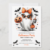 Lady Ghost avec lunettes de soleil Invitation (Devant)