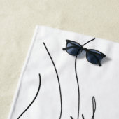 LADY GODIVA Beach Towel Strandlaken (In situ)