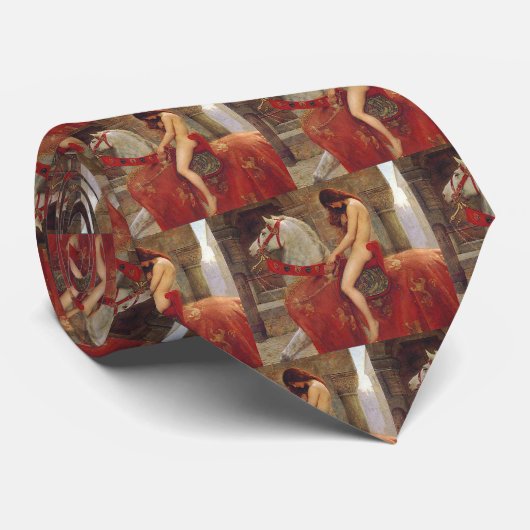 "Lady Godiva" door John Collier ネ ク イ Stropdas (Opgerold)