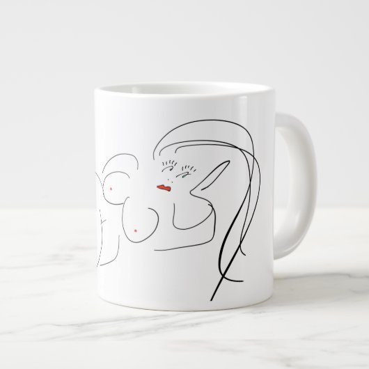 LADY GODIVA Jumbo Mug (Devant droit)