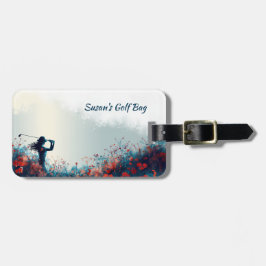Lady Golf Bag Tag stimmungsvoll Natur Bagagelabel