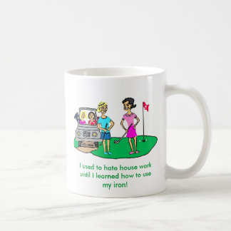 Lady Golfer Cartoon Mok