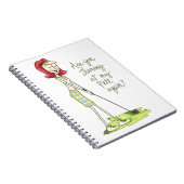 Lady Golfer Notitieboek (Rechterzijde)