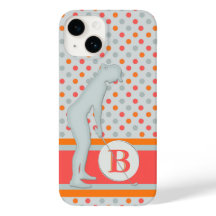 Lady Golfer Unique Polka dots Monogram