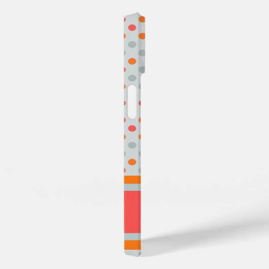 Lady Golfer Unique Polka dots Monogram Case-Mate iPhone Case (Achterkant / Rechts)