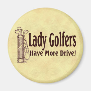 Lady Golfers Magneet