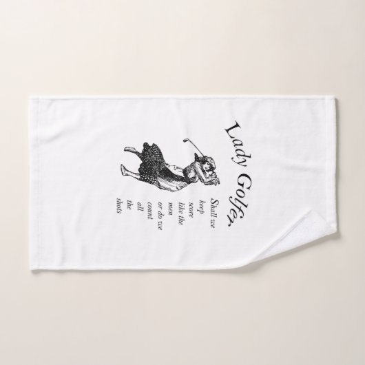 Lady Golfeur (Serviette à main)