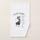 Lady Golfeur (Serviette à main)
