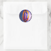 Lady Guadalupe Blessing Ronde Sticker (Tas)