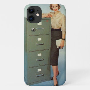  "Lady & Haar archiefkast" iPhone 11 Hoesje