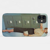 "Lady & Haar archiefkast" iPhone 11 Hoesje (Achterkant (horizontaal))