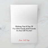 Lady Ham Copier le message Silhouette carte d'anni (Intérieur)