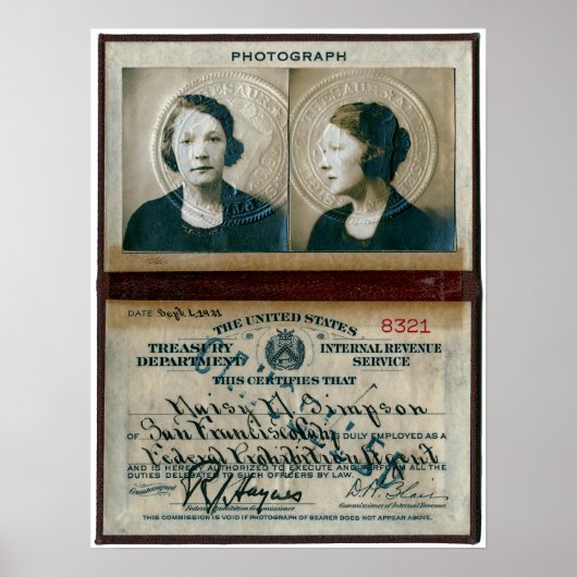 LADY HOOCH HUNTER - DAISY SIMPSON 1921 POSTER (Voorkant)