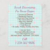 Lady House Keeper Maid Janitorial Cleaner Flyer (Dos)