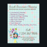 Lady House Keeper Maid Janitorial Cleaner Flyer<br><div class="desc">Lady House Keeper Maid Janitorial Cleaner Flyer</div>